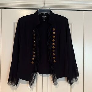 Insight military style jacket, navy blue, size 10